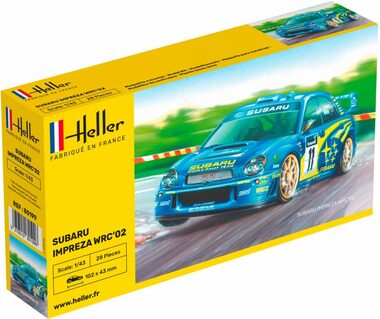 Heller 80199 Subaru Impreza WRC 2002 / Plastikový model / 1:43 / 28 dielikov