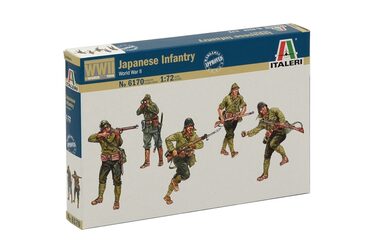 Italeri 6170 WWII Japanese Infantry / Plastikový model / 1:72 / obtiažnosť: 1