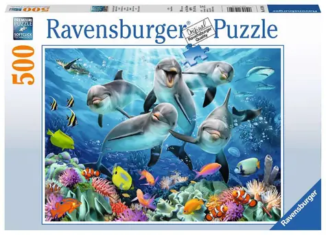 Ravensburger Delfíny v korálovom útese /500 dielikov/ od 12 rokov