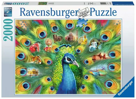 Ravensburger Krajina Pávov / 2000 dielikov / od 14 rokov