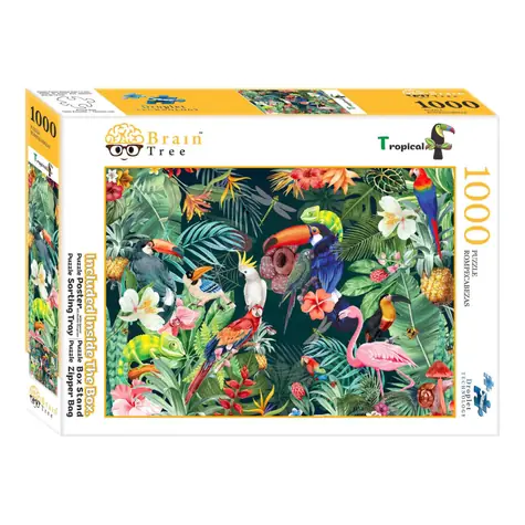 Brain Tree Puzzle Tropická príroda / 1000 dielikov / od 14 rokov