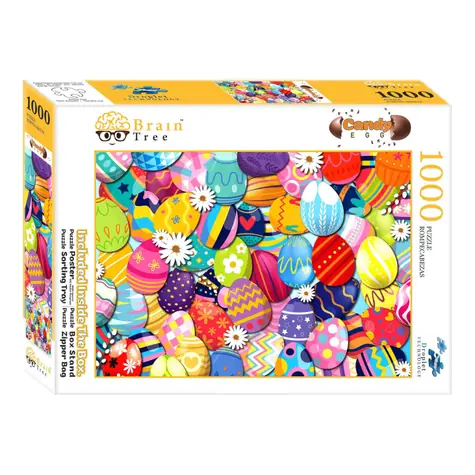 Brain Tree Puzzle Sladké vajíčka / 1000 dielikov / od 14 rokov