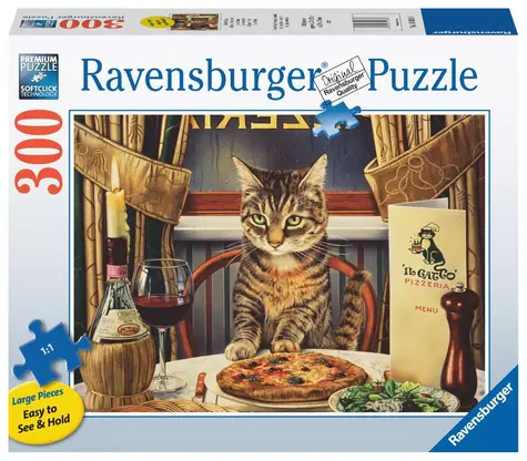 Ravensburger Mačka na večeru / 300 dielikov / od 9 rokov