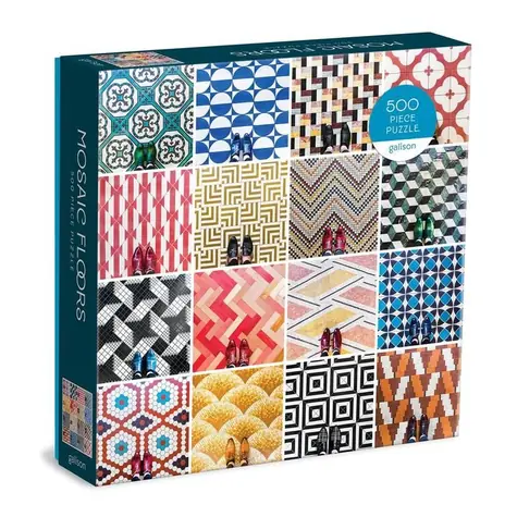Galison Puzzle Mozaikové podlahy / 500 dielikov / od 8 rokov