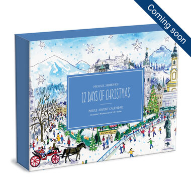 Galison Puzzle 12 dní v Advente / 12x80 dielikov / od 8 rokov