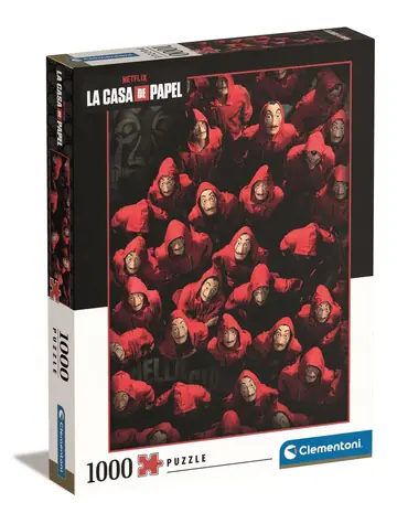 Clementoni PUZZLE Netflix: Papierový dom / 1000 dielikov / od 10 rokov