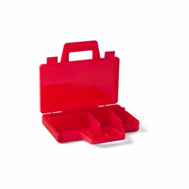 Room Copenhagen 40870001 sorting box to go červená / Kufrík prenosný / 190 x 160 x 35 mm