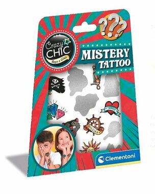 Clementoni Crazy CHIC - Kreatívny set - Záhadné tetovačky / od 6 rokov