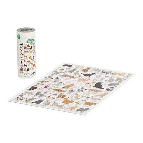 Ridley's Games - Puzzle - Pre milovníkov mačiek biela / 1000 dielikov / od 8 rokov