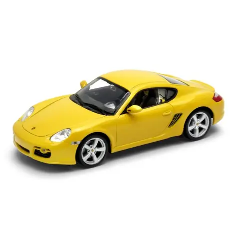 Welly Porsche Cayman S žltá / 1:24 / od 8 rokov