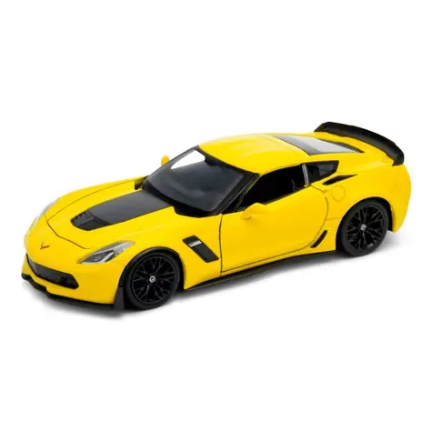 Welly Chevrolet Corvette Z06 (2017) žltá / 1:24 / od 8 rokov
