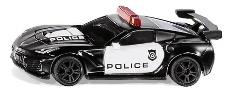 SIKU Blister - Polícia Chevrolet Corvette ZR1 / od 3 rokov