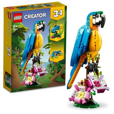 LEGO® Creator 3 v 1 31136 Exotický papagáj / Počet dielikov: 253 / od 7 rokov