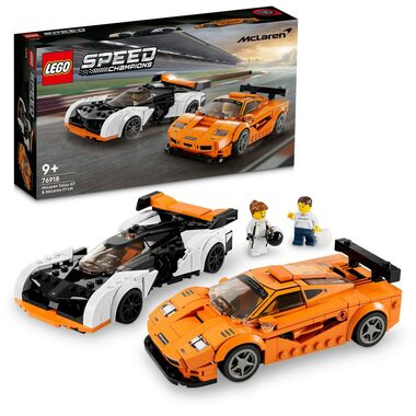 LEGO® Speed Champions 76918 McLaren Solus GT a McLaren F1 LM / Počet dielikov: 581 / od 9 rokov