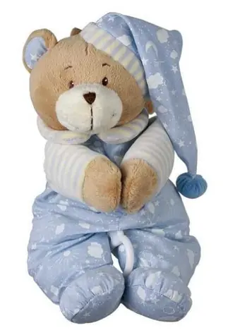 Small Foot Plyšový hrací medvedík / od 0 rokov