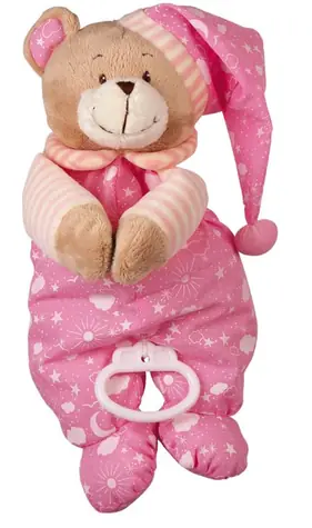 Small Foot Hrací medvedík ružová / od 0 rokov