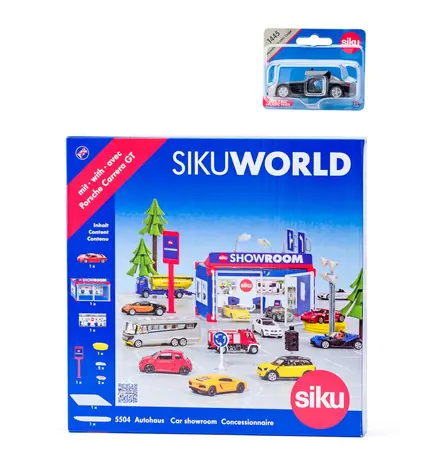 Siku WORLD - autosalón s autom / od 3 rokov