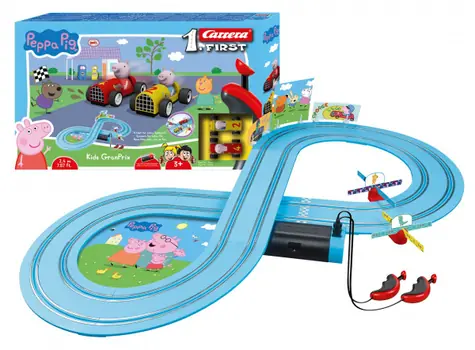 Carrera 63043 FIRST Prasiatko Peppa / Autodráha / Dĺžka okruhu 2.4 m / od 3 rokov