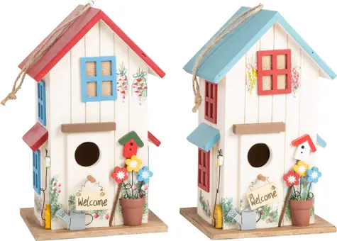 Small Foot Set drevená vtáčia búdka vila 2 ks