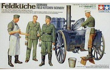 TAMIYA 35247 Field Kitchen Scenery / Plastikový model / 1:35 / Počet dielikov: 100