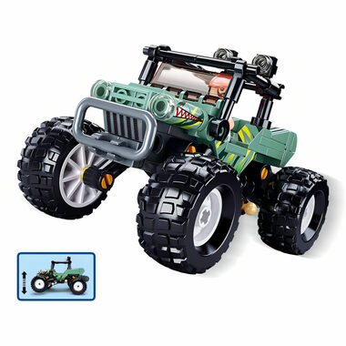 Sluban Town M38-B1106 Zelené terénne vozidlo / LEGO-kompatibilné / Počet figúrok|dielikov: 1|155 / od 6 rokov