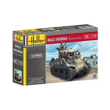 Heller M4 A2 Sherman &quot;Division Leclerc&quot; / Plastikový model / 1:72 / Počet dielikov: 133