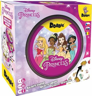 ADC Blackfire Dobble Disney princess / Dĺžka hry 15 minút / počet hráčov 2-8 / od 4 rokov