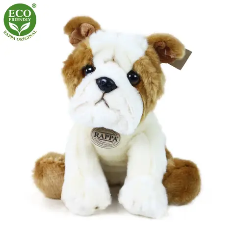 Rappa Plyšový pes buldog 26 cm / ECO-FRIENDLY / od 0 mesiacov