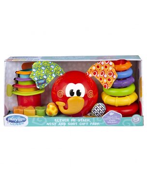 Playgro - Darčekový set so slonom / od 12 mesiacov
