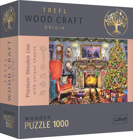 Trefl Wood Craft Origin - Puzzle - Pri krbe / 1000 dielikov / 51.9 x 37.5 cm