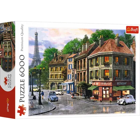 Trefl - Puzzle - Ulica Paríža / 6000 dielikov / 136 x 96 cm / vek od 3 rokov