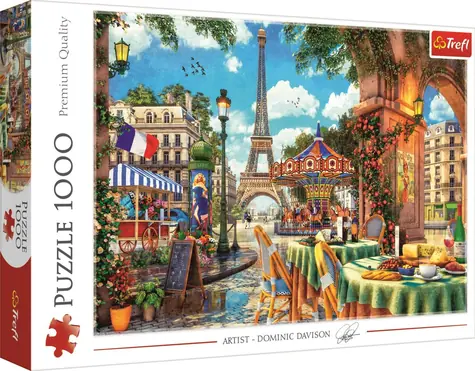 Trefl - Puzzle - Ráno v Paríži / 1000 dielikov / 68.3 x 48 cm / vek 12+