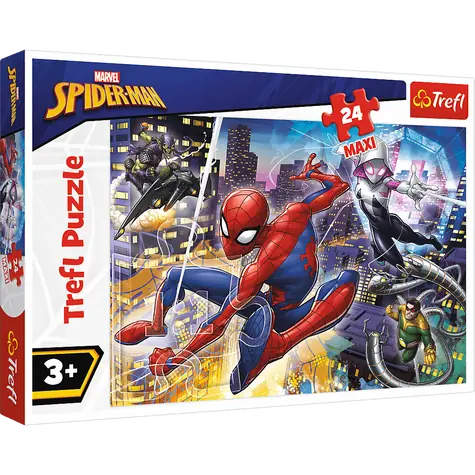 Trefl - Puzzle - Spiderman MAXI / 24 dielikov / 60 x 40 cm / vek 3+