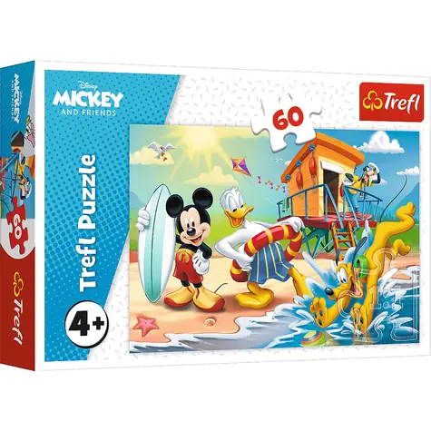 Trefl - Puzzle - Mickey Mouse: Medzi priateľmi MAXI / 24 dielikov / 60 x 40 cm / vek 3+