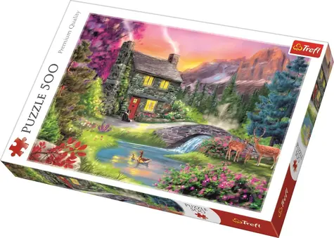 Trefl - Puzzle - Horská idylka / 500 dielikov / 48 x 34 cm / vek 10+