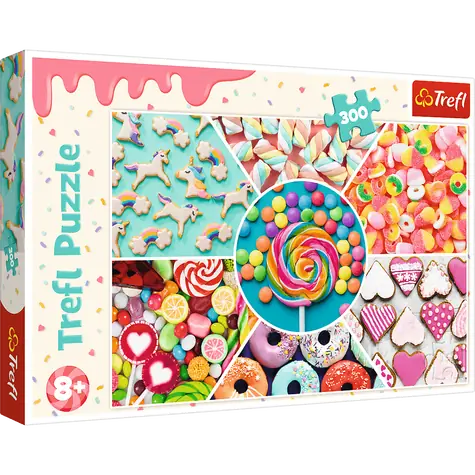 Trefl - Puzzle - Sladkosti / 300 dielikov / 60 x 40 cm / vek 8+