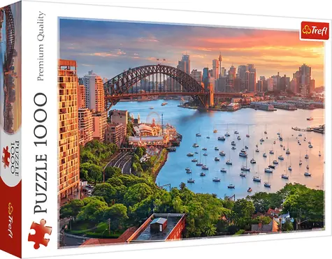 Trefl - Puzzle - Sydney (Austrália) / 1000 dielikov / 68.3 x 48 cm / vek 12+