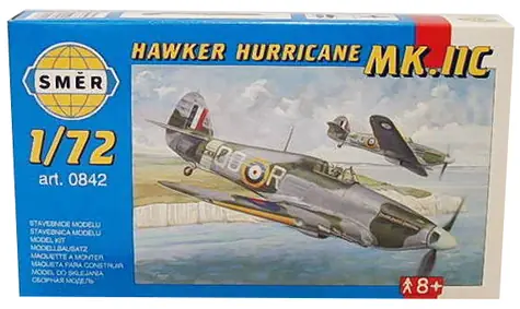 Směr Hawker Hurricane MK.IIC / Plastikový model / 1:72 / 40 dielikov / od 8 rokov