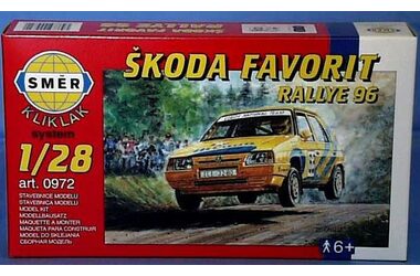 Smer KlikKlak systém Škoda Favorit Rallye 96 / 1:28 / 20 dielikov / od 6 rokov