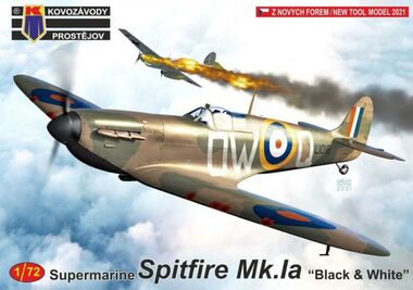 Kovozávody Prostějov Spitfire Mk.Ia / Plastikový model / 1:72 / 56 dielikov / od 14 rokov