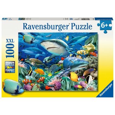 Ravensburger - Puzzle - Žraločí útes / 100 dielikov / od 6 rokov