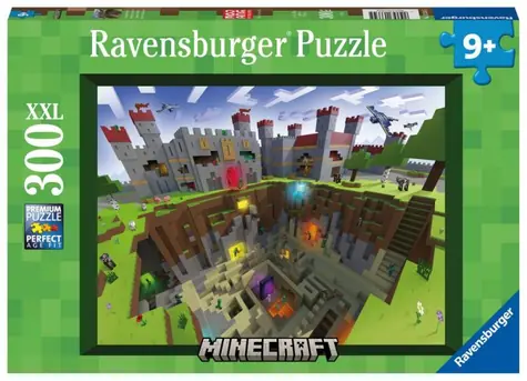 Ravensburger - Puzzle - Minecraft / 300 dielikov / od 9 rokov