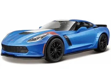 Maisto Corvette Grand Sport 2017 modrá / mierka 1:24 / od 3 rokov