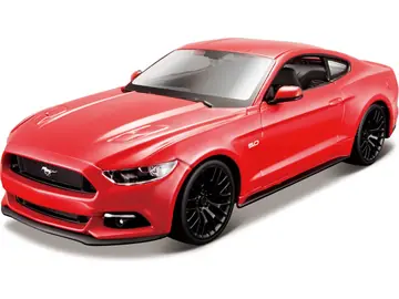 Maisto Ford Mustang GT 2015 červená / mierka 1:24 / od 3 rokov