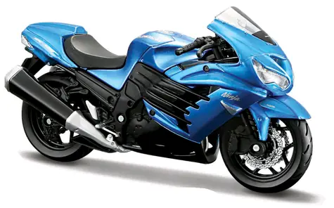 Maisto Kawasaki Ninja ZX-14R modrá / mierka 1:18 / od 3 rokov