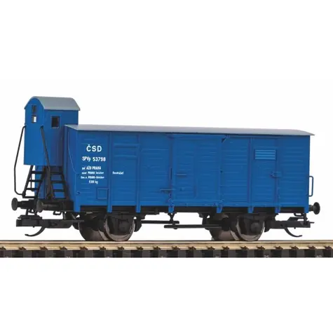 Piko 47768 Krytý nákladný vagón G02 Zt ČSD III / Mierka: TT (1:120) / Rádius: 287 mm / 14 rokov