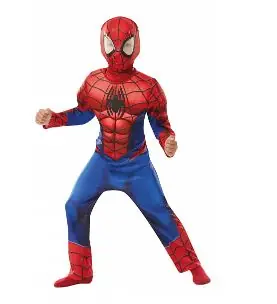 Rubies Spiderman Deluxe - veľ. M/od 5 - 6 rokov