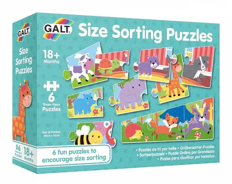 Galt Puzzle - kto je väčší a kto menší / od 1 roka