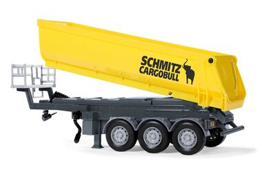 SIKU Control - 3-nápravový sklápací náves žltý / od 3 rokov