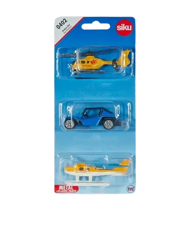 SIKU Blister set - akčný set 3 ks / od 3 rokov